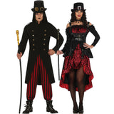 Vampire Lord und Lady Steampunk Paarkostüm für Erwachsene