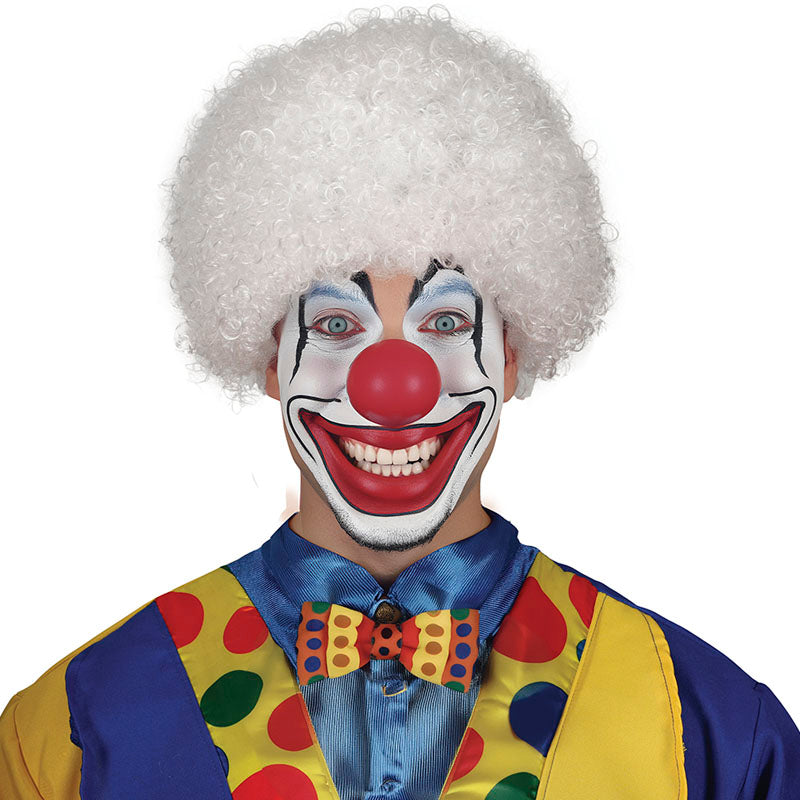 Peluca de Payaso blanca
