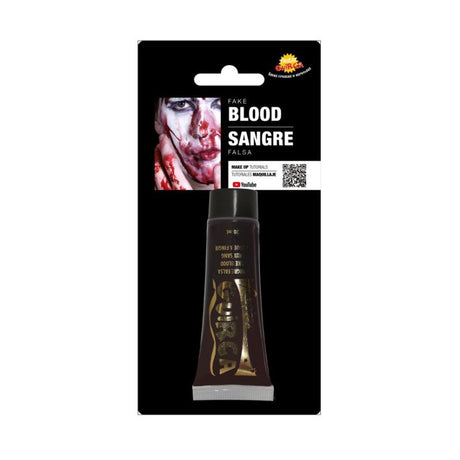 Tubo de sangre falsa