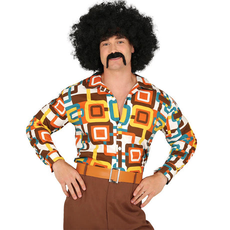 Camisa Disco Años 70 para Hombre