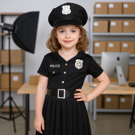 Polizisten und Häftlinge Kostüme für Mädchen