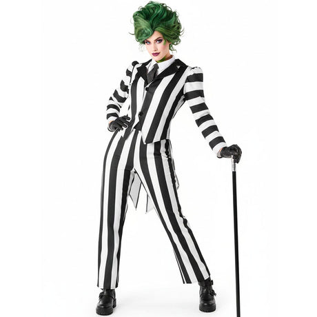 Disfraz de Beetlejuice para mujer Bis