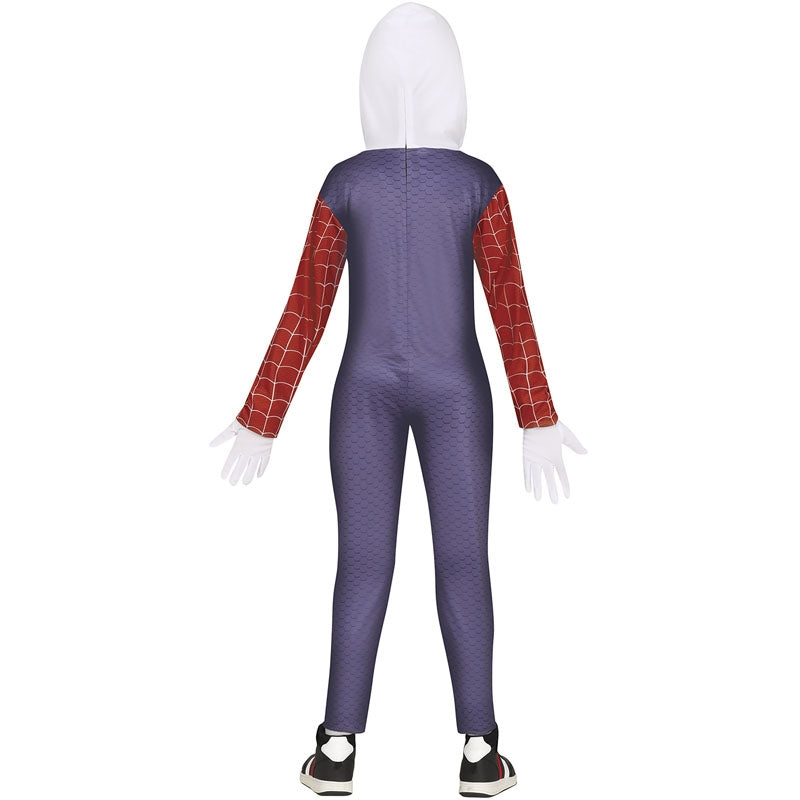 Disney Marvel Ghost Spider, 25cm Plüschfigur mit Glow in the Dark Augen, Spiderman Filmfigur, Plüschspielzeug, Spinne, Comic Figur, Superheld, ab den ersten Lebensmonaten