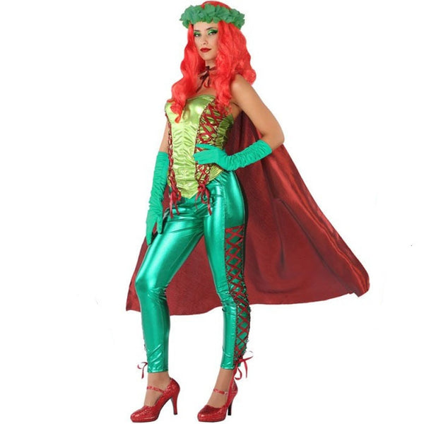 Sexy Naturgöttin Ivy Kostüm Für Damen – Mit Maske & Gürtel Für Karneval & Mottoparties | Efeu-Look