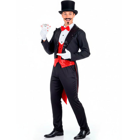 Disfraz de Mago Ilusionista para hombre Bis