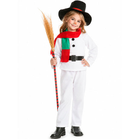 Disfraz de Muñeco Nieve para niños Bis