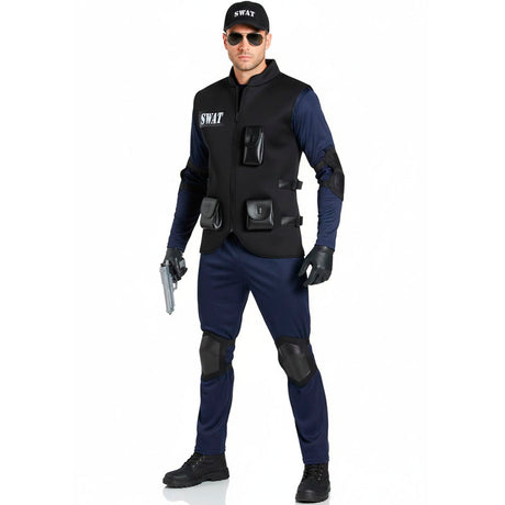 Disfraz de SWAT para hombre Bis