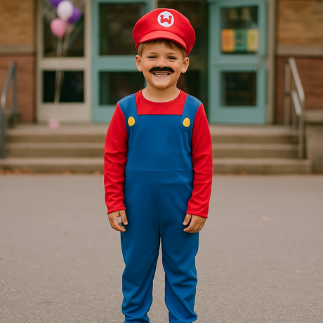 Klempner Mario Kostüm für Jungen