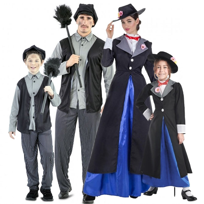mary poppins handschuhe ▷ Mary Poppins und der Schornsteinfeger Kostüme für Gruppen