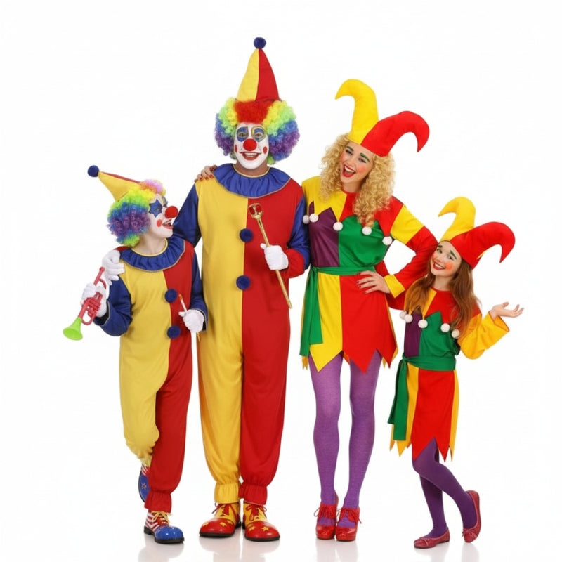 Gruppe von Wirtschaftsclowns