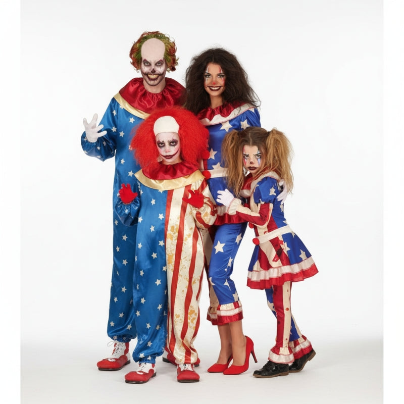 Gruppe von Patrioten-Clowns