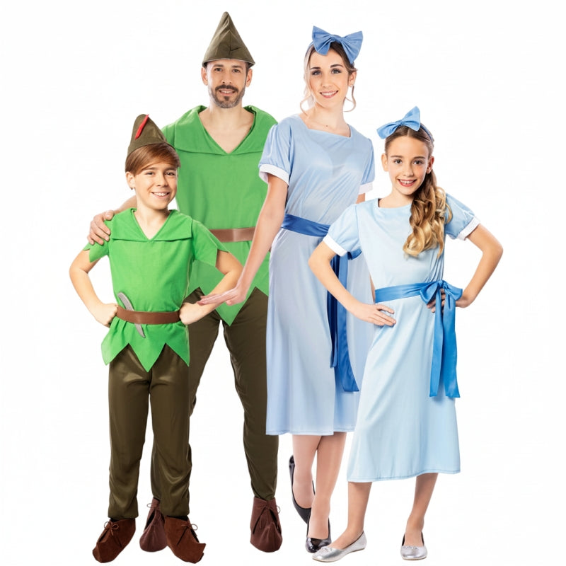 Gruppe von Peter Pan und Wendy