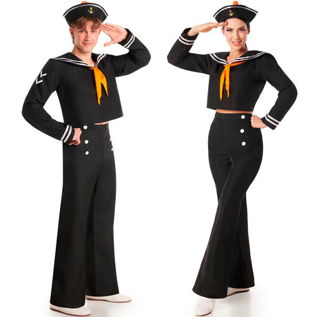 Marineros Negros para disfrazarte en pareja