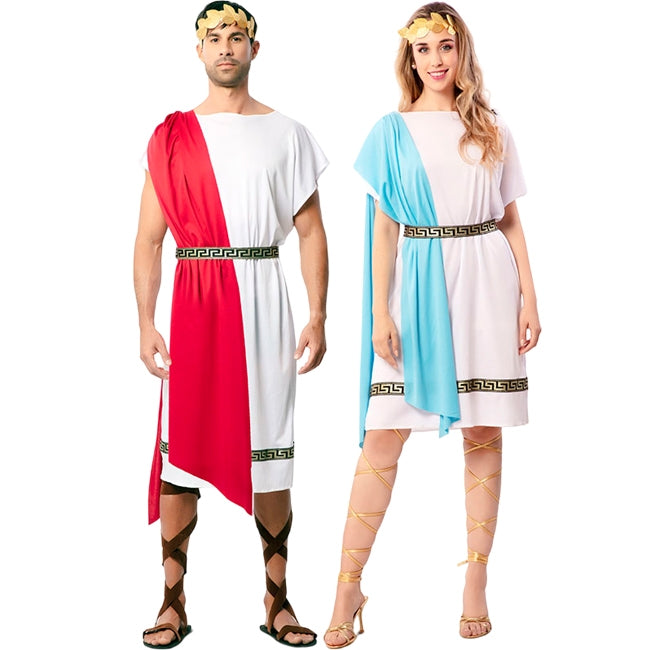 Klassische Römer Paarkostüm für Erwachsene