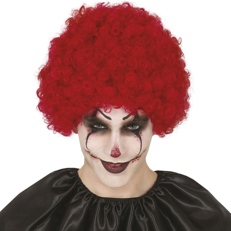 WIG ME UP Clown-Perücke Bunt Lockig – Karneval, Fasching, Kostümparty, Regenbogenfarben