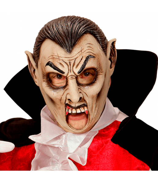 Vampir-Maske mit offenem Mund