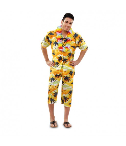 Hawaiianisches Erwachseneverkleidung für einen Faschingsabend