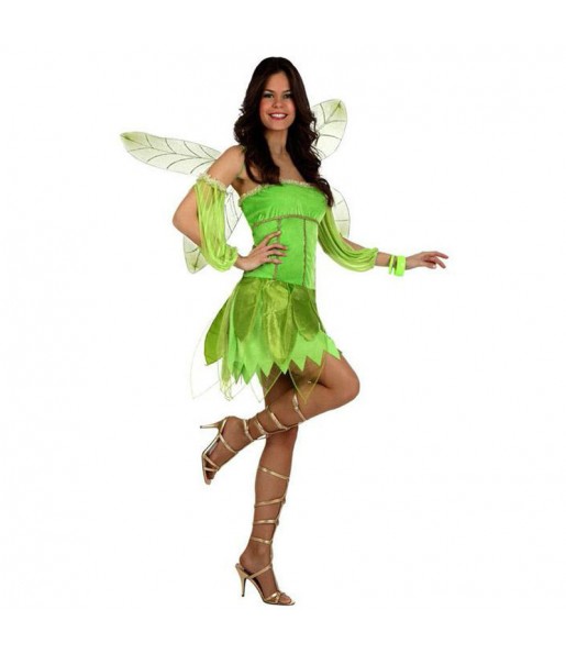 Kostüm Sie sich als Grüne Fee Kostüm für Damen-Frau für Spaß und Vergnügungen