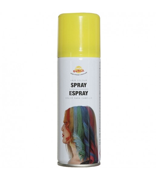 Gelbes Haarspray