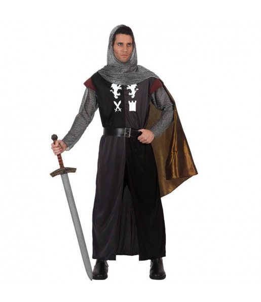Mittelalterliches Ritter Erwachseneverkleidung für einen Faschingsabend