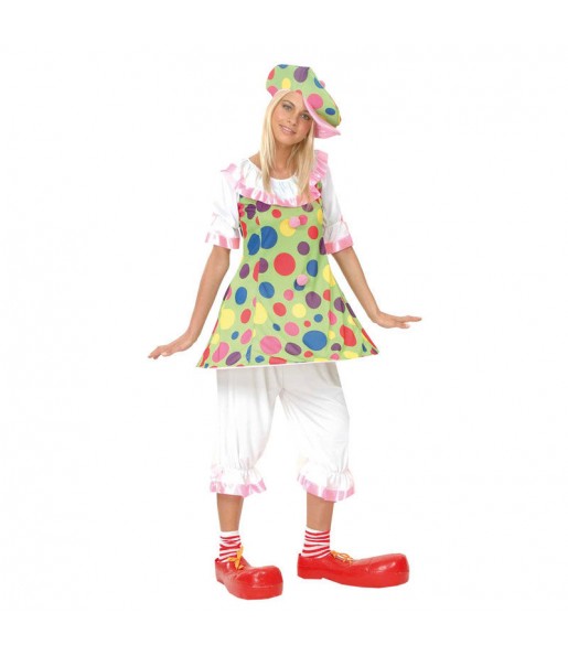 Kostüm Sie sich als Knickerbocker Clown Kostüm für Damen-Frau für Spaß und Vergnügungen