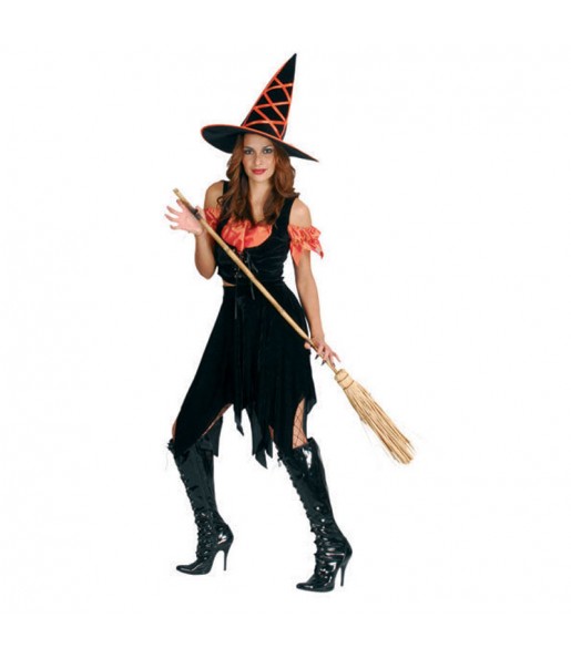 Hexe Halloween Kostüm Frau für Halloween Nacht