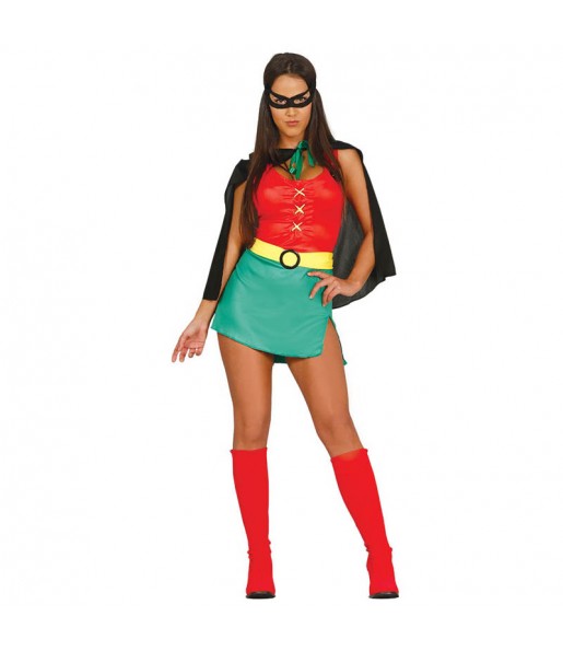 Kostüm Sie sich als Robin Kostüm für Damen-Frau für Spaß und Vergnügungen