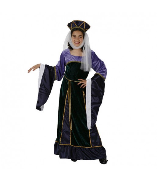 Mittelalterliche Dame Mädchenverkleidung, die sie am meisten mögen