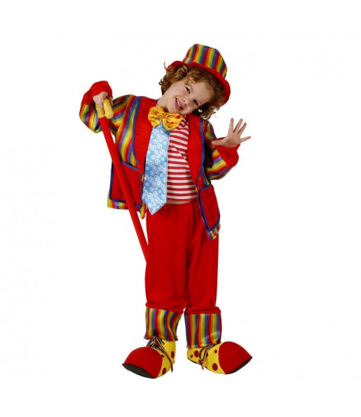 Rotes Clown Mädchenverkleidung, die sie am meisten mögen
