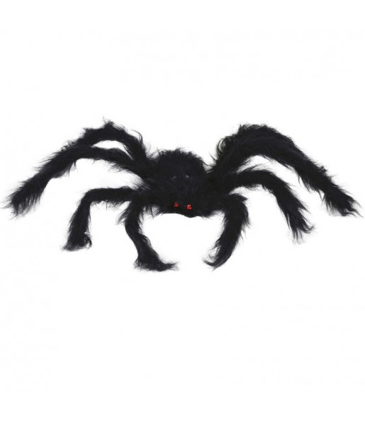 Schwarze Spinne 50 cm für halloween