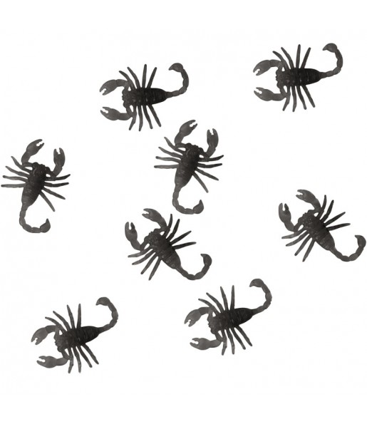 Tasche mit 8 Skorpionen, 6 cm für halloween