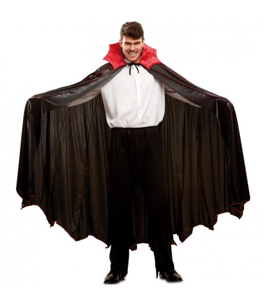 Vampir Deluxe Umhang Kostüm für Herren
