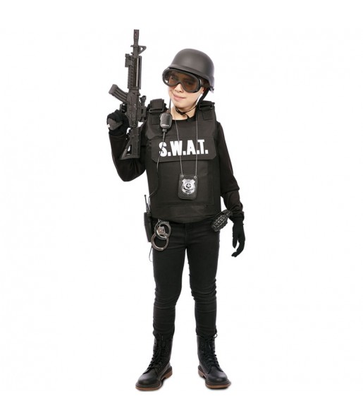 Sturmpolizei Weste SWATKostüm für Jungen