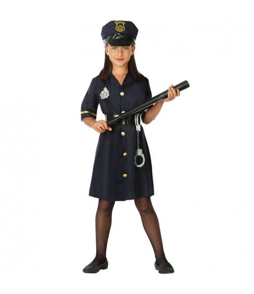 Polizist Kostüm für Mädchen