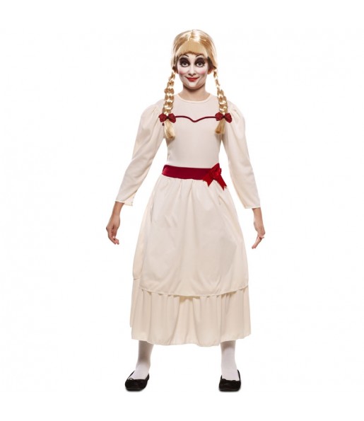 Verkleiden Sie die Annabelle Halloween Mädchen für eine Halloween-Party