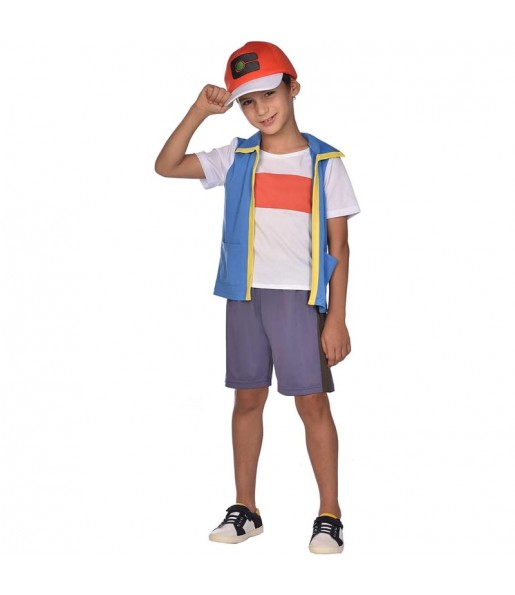 Ash Ketchum Pokémon Kostüm für Jungen