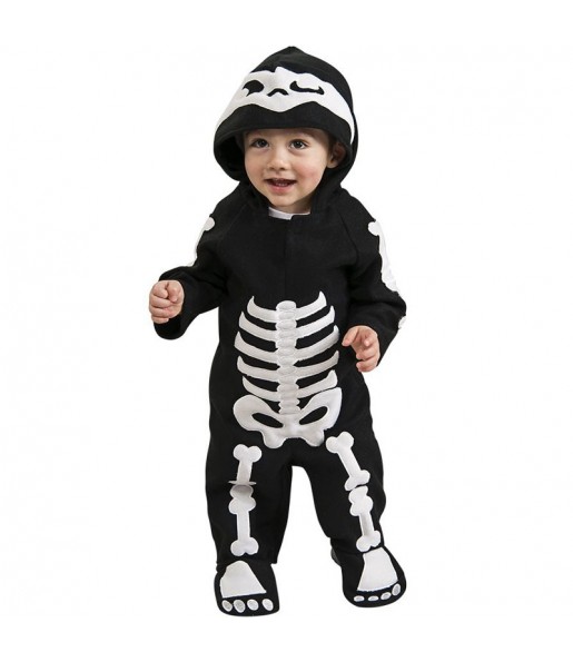 Baby-Skelett Kostüm für Babys