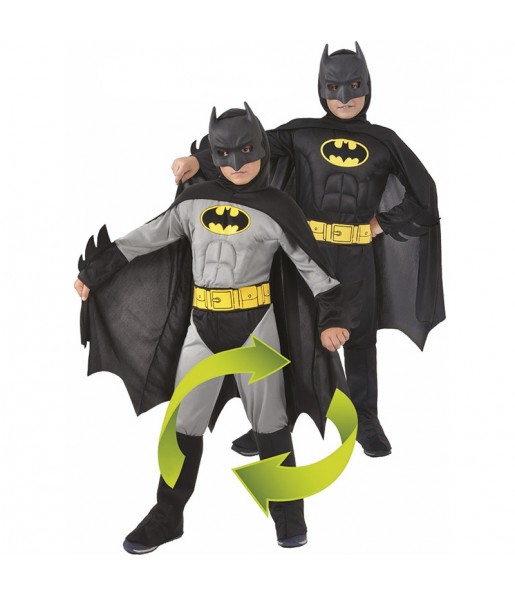Reversibel Muskulöser Batman Kinderverkleidung, die sie am meisten mögen