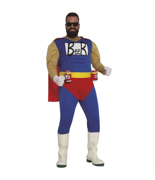 Superheld des Bieres Erwachseneverkleidung für einen Faschingsabend