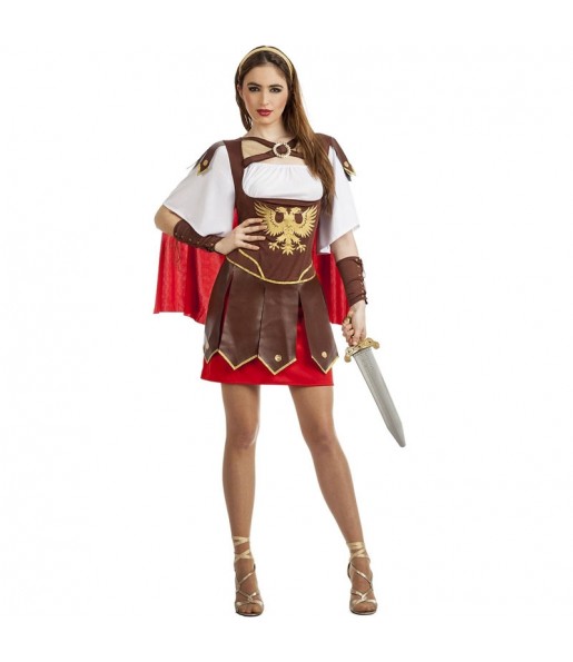 Kostüm Sie sich als Römischer Zenturio des AdlersKostüm für Damen-Frau für Spaß und Vergnügungen