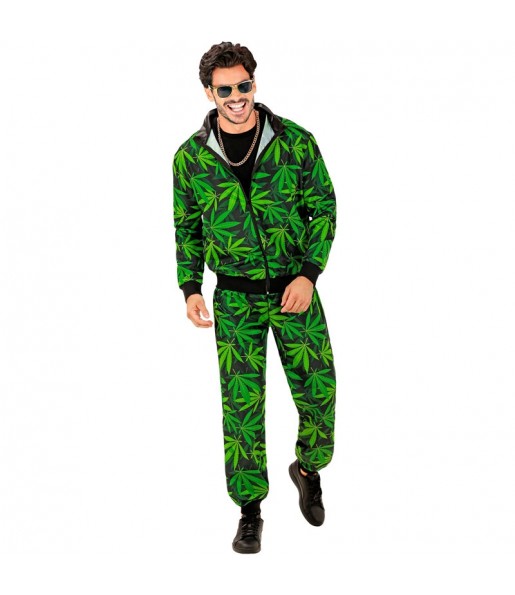 Marihuana-Trainingsanzug Kostüm für Herren