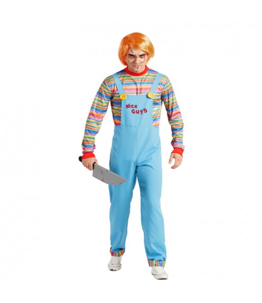 Verkleidung Chucky – Die Mörderpuppe Erwachsene für einen Halloween-Abend
