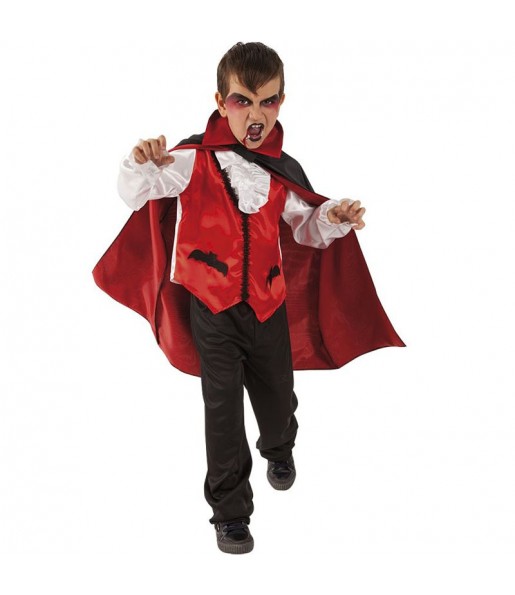 Vampir Renfield mit Umhang Kostüm für Jungen