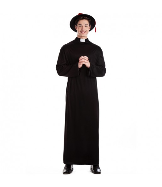 Priester Erwachseneverkleidung für einen Faschingsabend