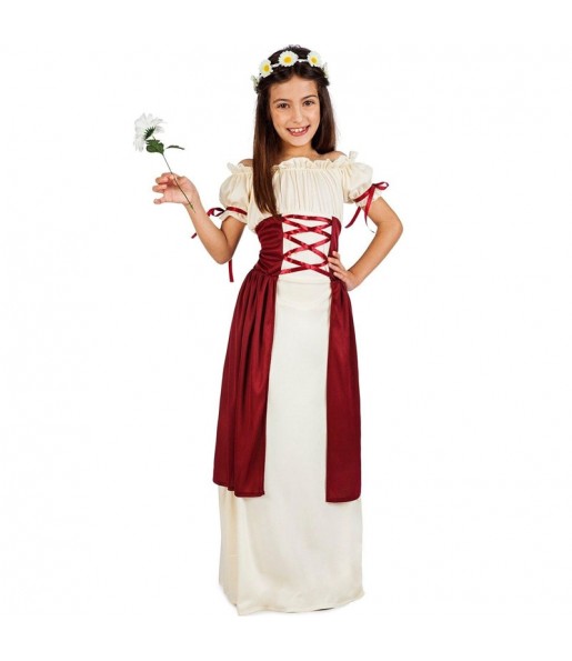 Mittelalterliche Dame Gadea Mädchenverkleidung, die sie am meisten mögen
