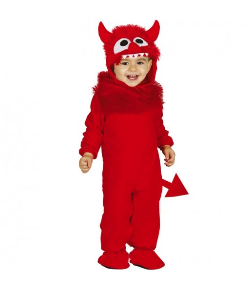 Baby Dämon Kostüm mit Schwanz für Baby