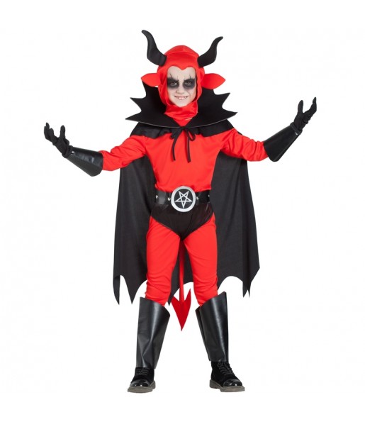 Teufel Luzifer Kinderverkleidung für eine Halloween-Party