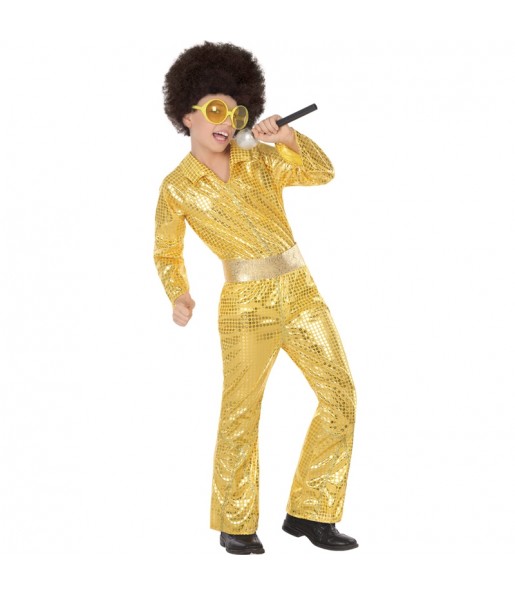 Goldenes Disco Kinderverkleidung, die sie am meisten mögen