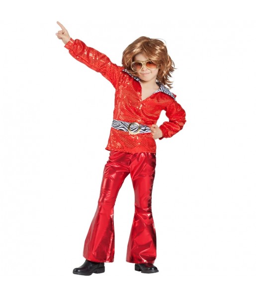 Rote Disco Kinderverkleidung, die sie am meisten mögen