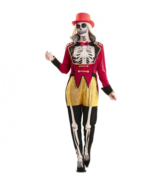 Skelett Dompteur Kostüm für Frauen